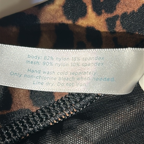 Swim by Cacique leopard‎ print High Waist bikini Swimsuit bottom size 18 NWOT - Picture 9 of 12